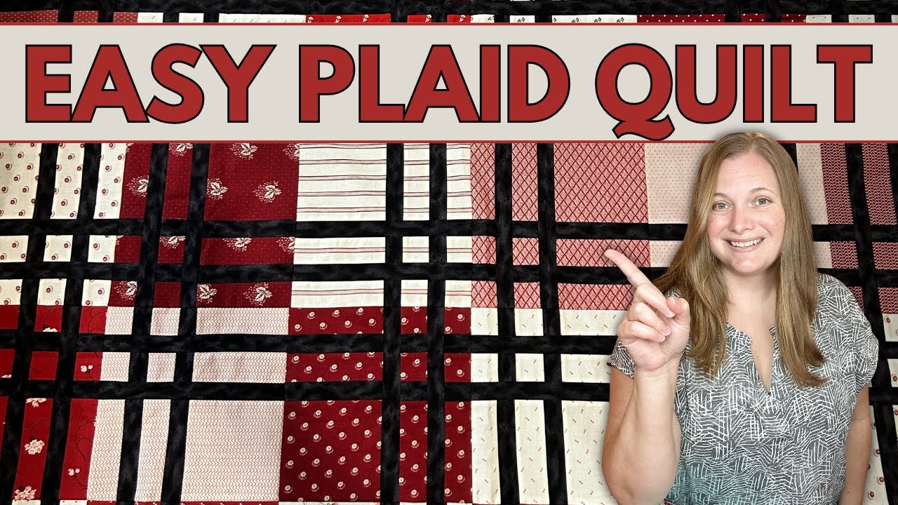 Sew An Easy Plaid Quilt | Free Layer Cake Quilt Pattern