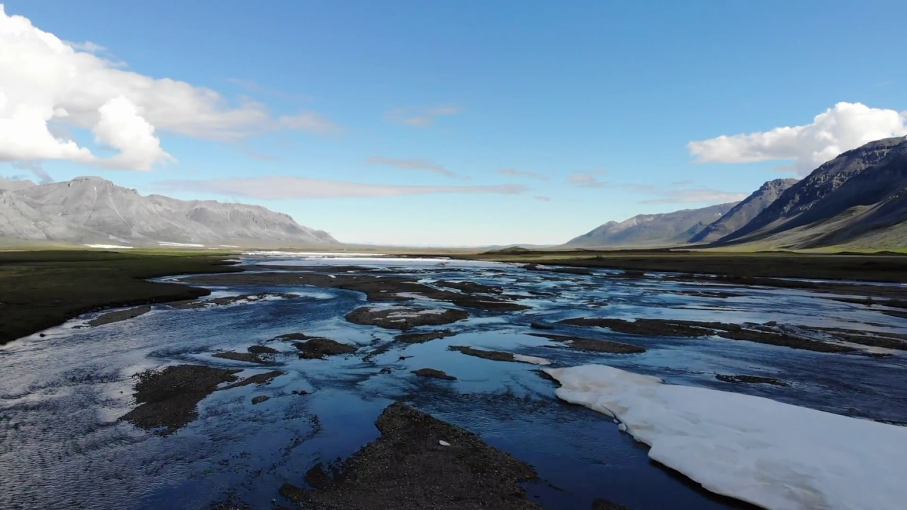 Flying through the Gates of the Arctic National Park
