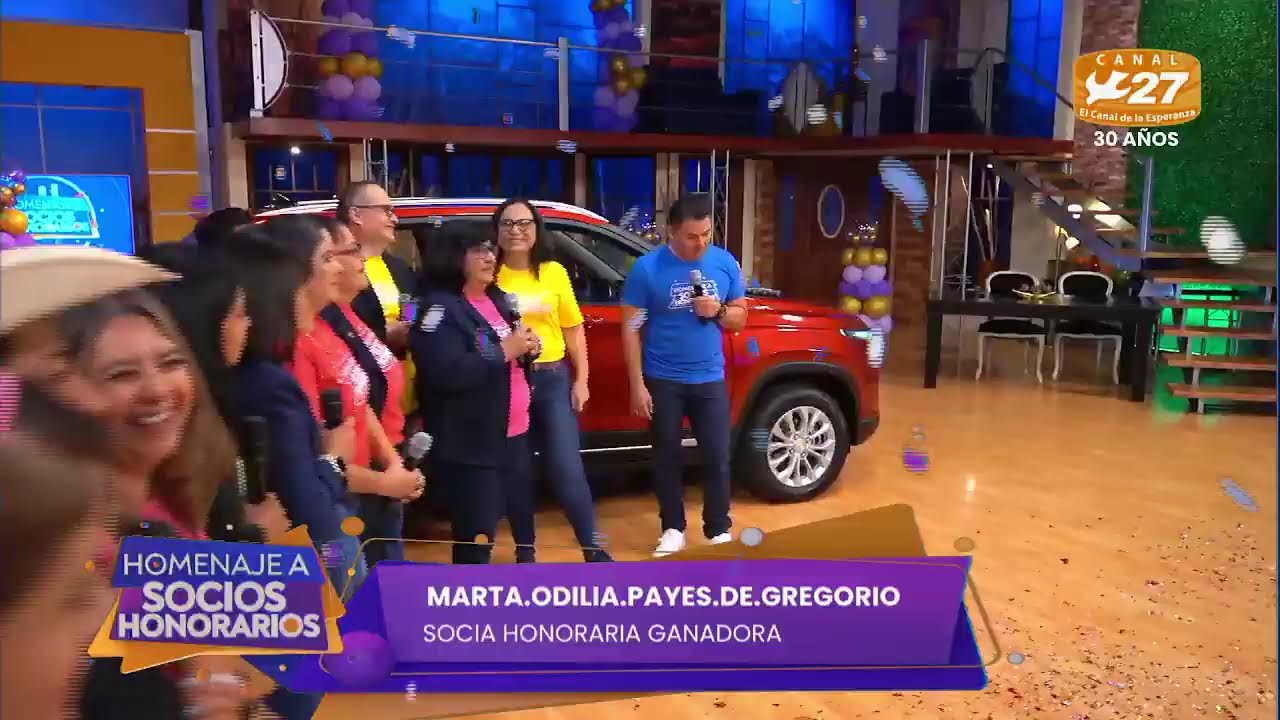 Canal 27, El Canal de la Esperanza - EN VIVO - Homenaje a Socios Honorarios 2024