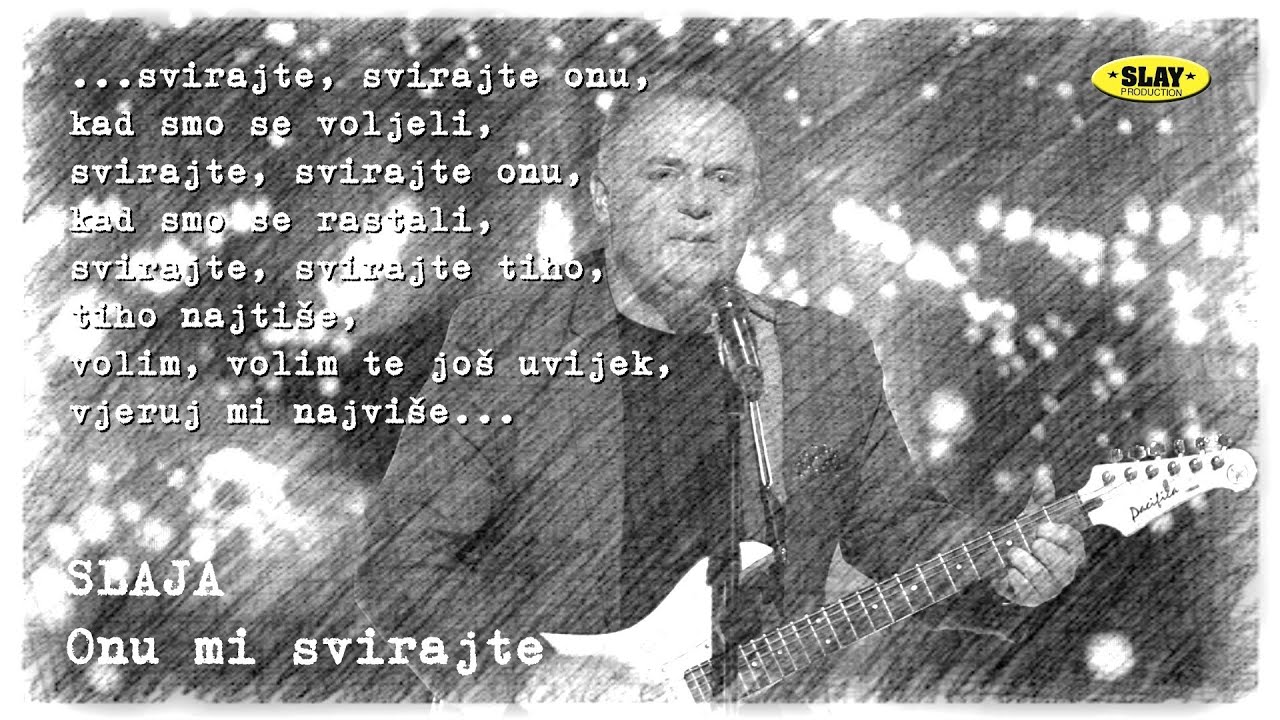 Slavi&scaron;a Guja Slaja - Onu mi svirajte ( Officiala Audio)