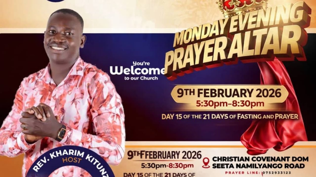 MONDAY EVENING ALTAR LIVE || REV KHARIM KITUNZI