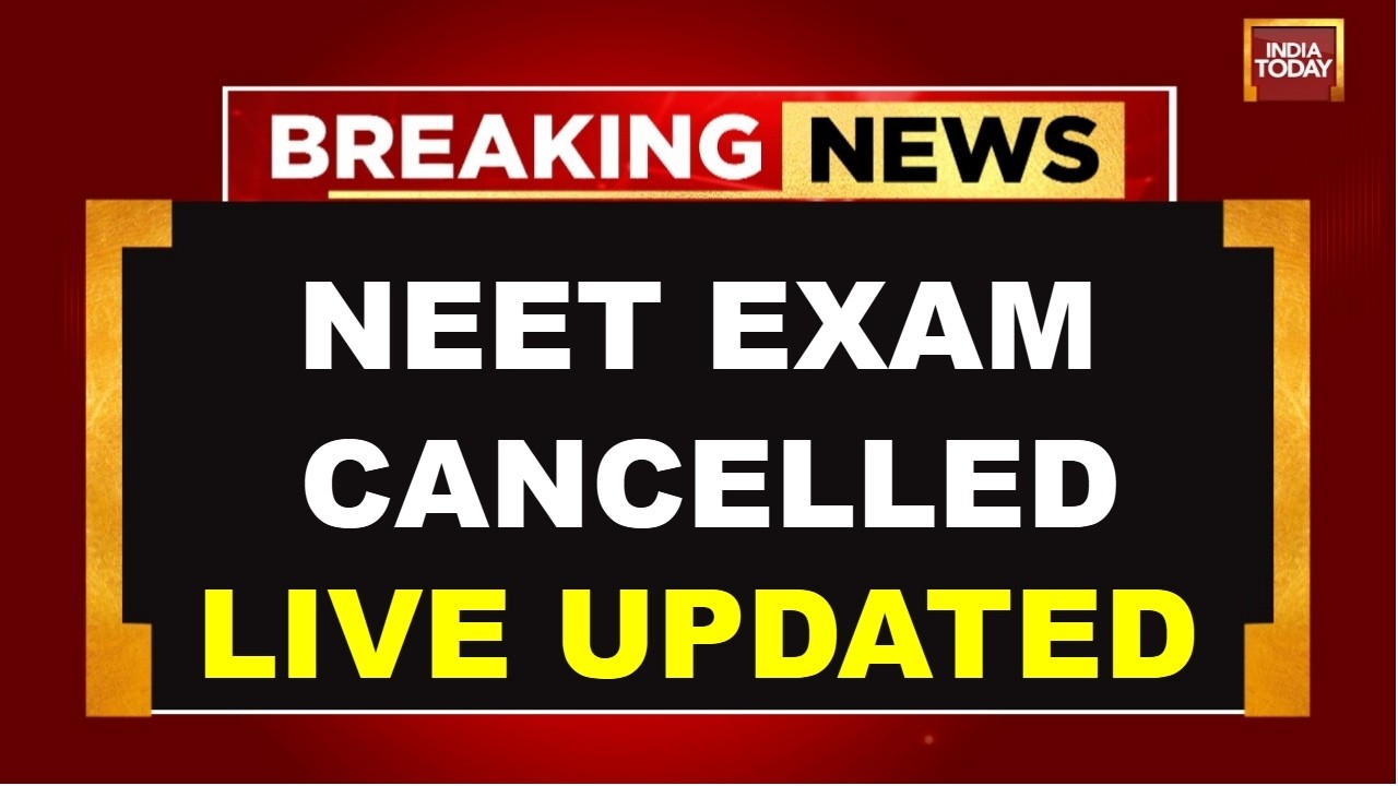 NEET 2026 PAPER LEAK News LIVE: NEET Exam 2026 Cancelled| NEET Exam Paper Cancelled After Paper Leak