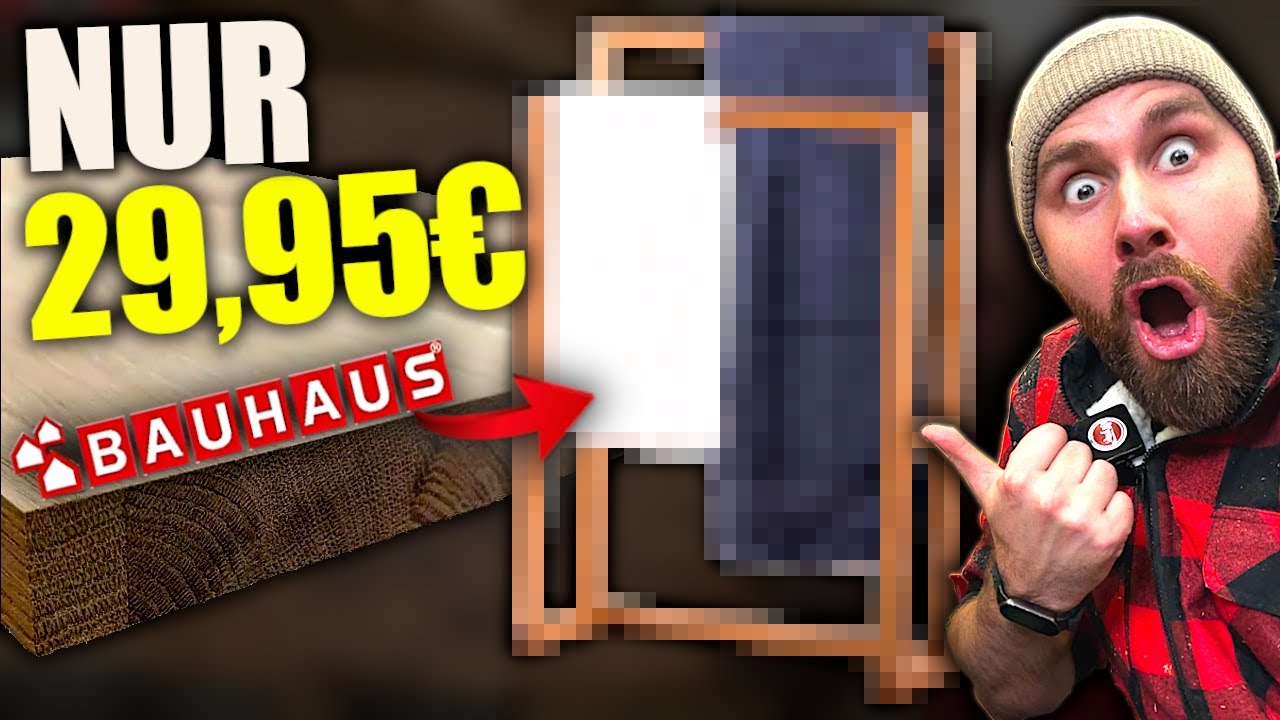BAUMARKTHOLZ? - Mit diesem Trick Designer MÖBEL ganz einfach BILLIG SELBER bauen |   #Wickis Welt