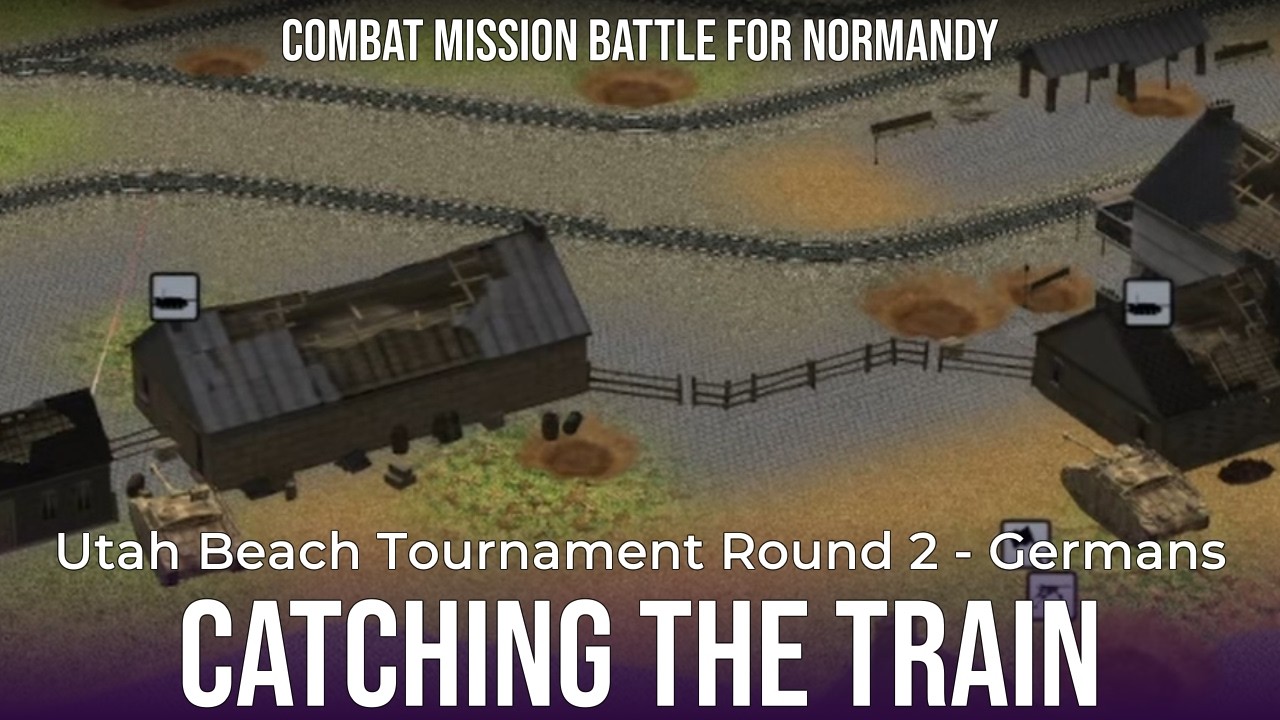 Utah Beach Tournament Round 2 - Germans (PvP) - Combat Mission Battle for Normandy