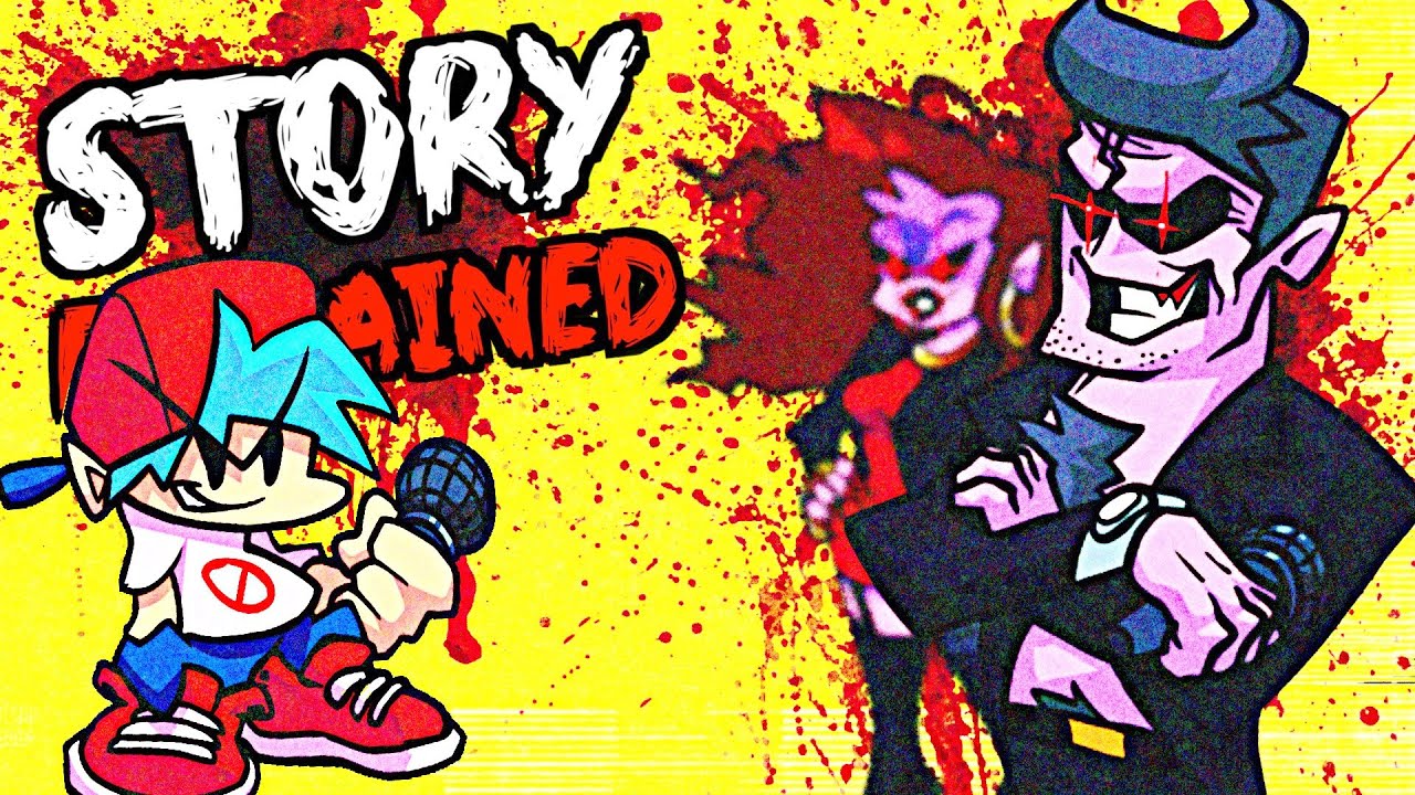 Friday Night Funkin FNF STORY & ENDING EXPLAINED (WEEK 1-7)