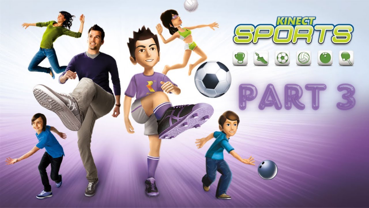 Kinect Sports Let's Play Part 3 Track & Field time on the track
