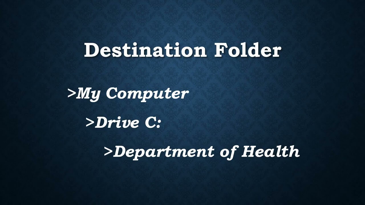 Sample  How to install EDPMS offline and upload your configuration