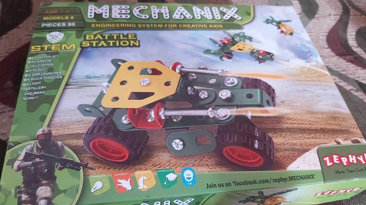 Mechanix engineering system unboxing & setup | Battle station |