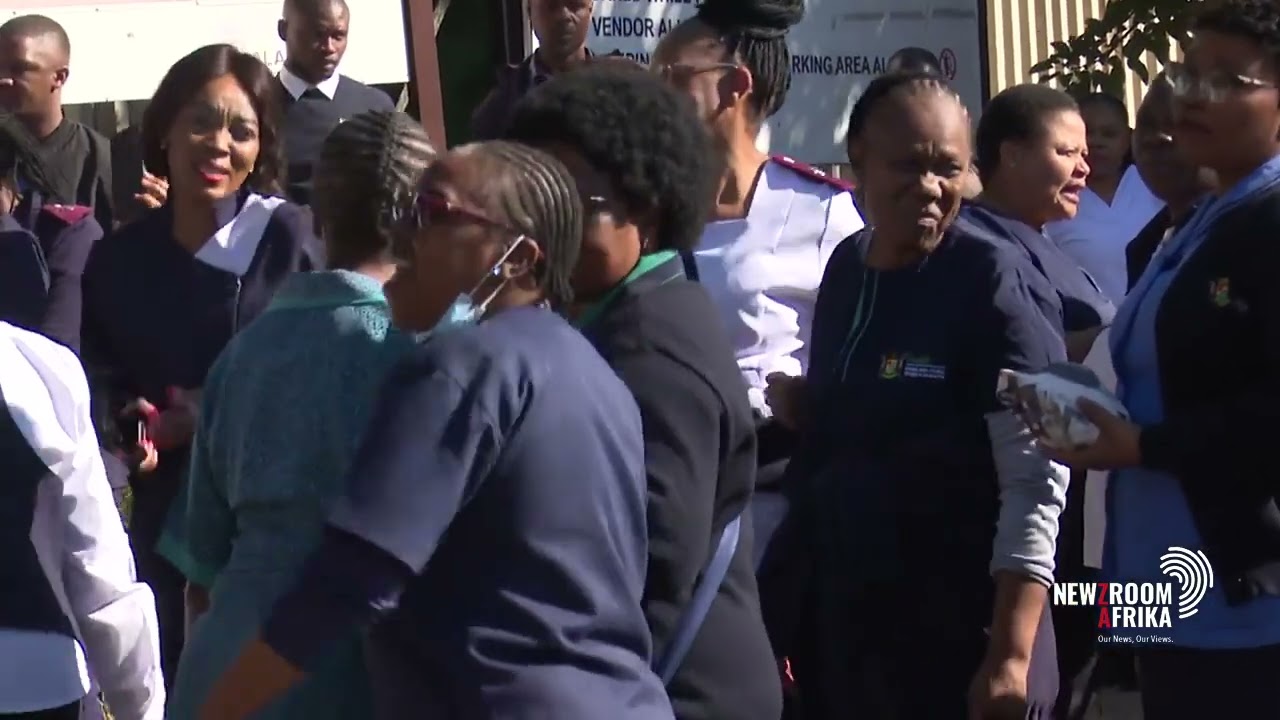 Barberton hospital staff down tools