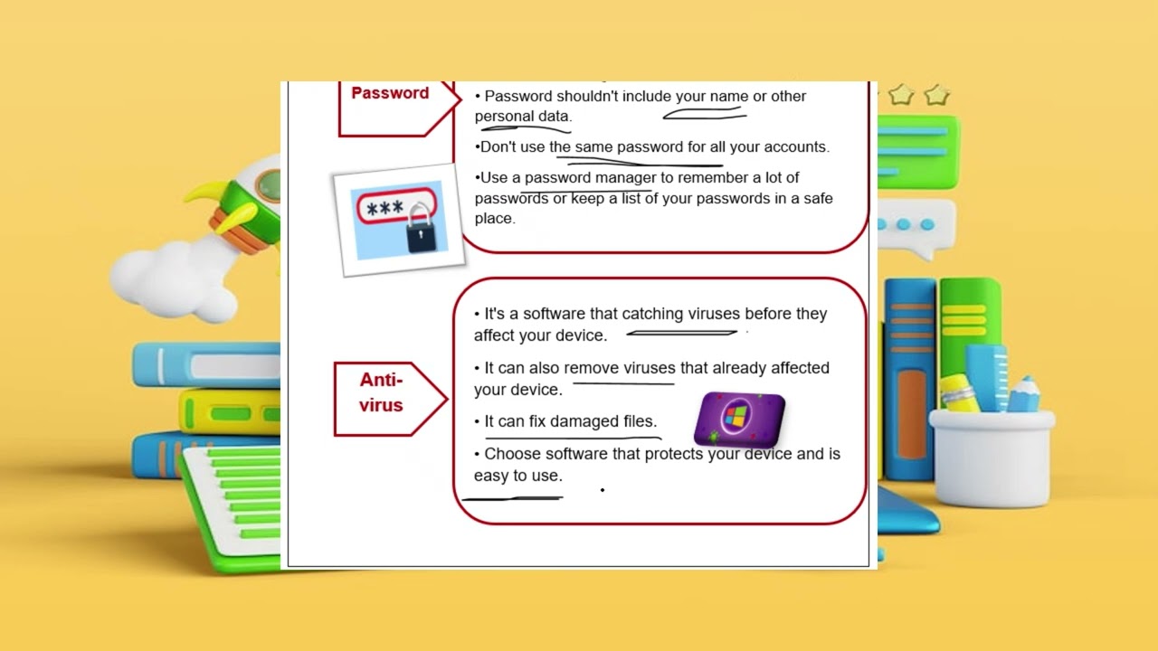 lesson5 grade 4 ICT my personal digital safety plan