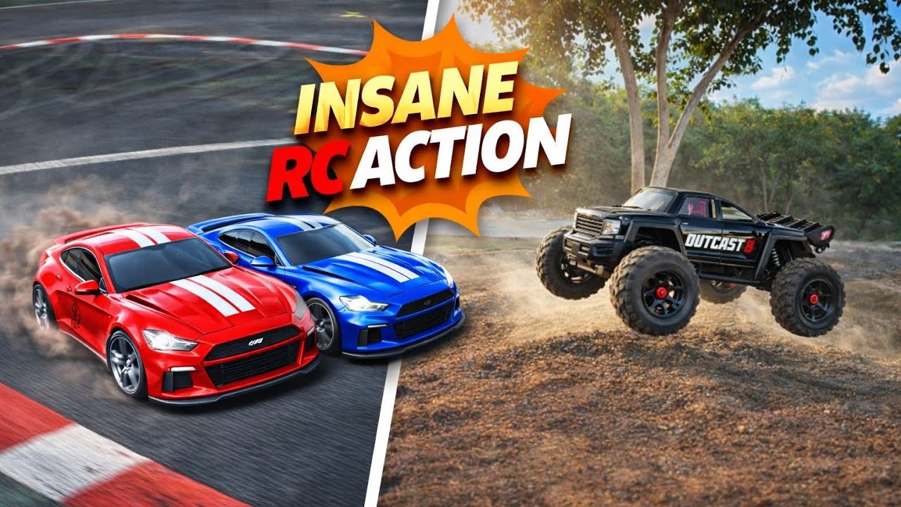 Insane RC Action! Amazing action at the SouthPark track and the Gymnasium