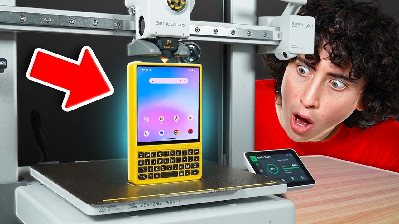 Ho STAMPATO IN 3D uno SMARTPHONE! *ed &egrave; incredibile*