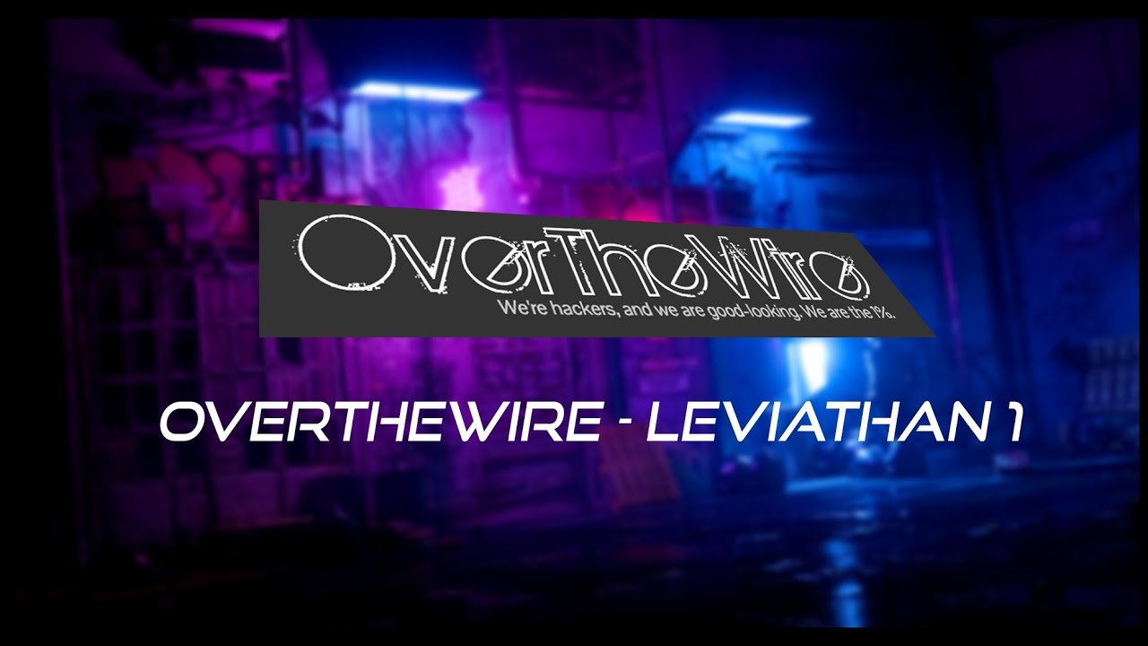 OverTheWire - Leviathan 1