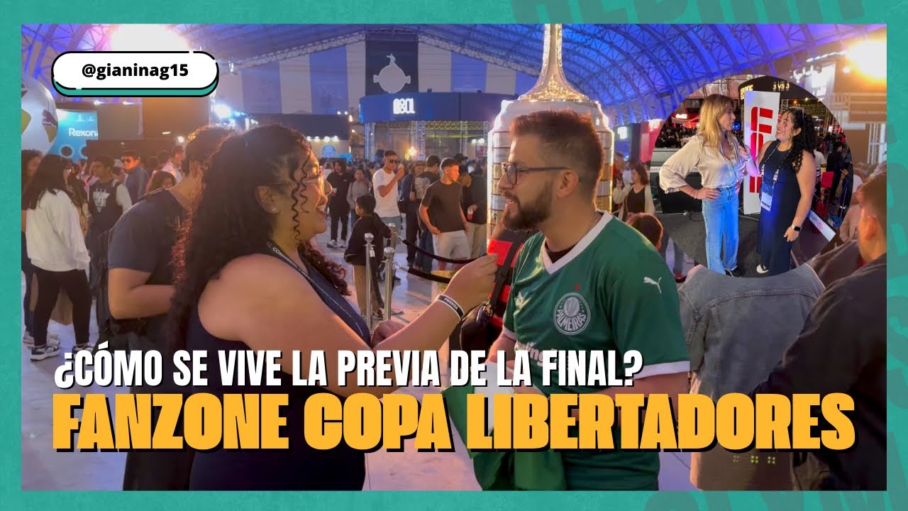 ASÍ SE VIVE LA PREVIA DEL FLAMENGO vs. PALMEIRAS 🔥 | FANZONE COPA LIBERTADORES | LIMA 2025 🏆