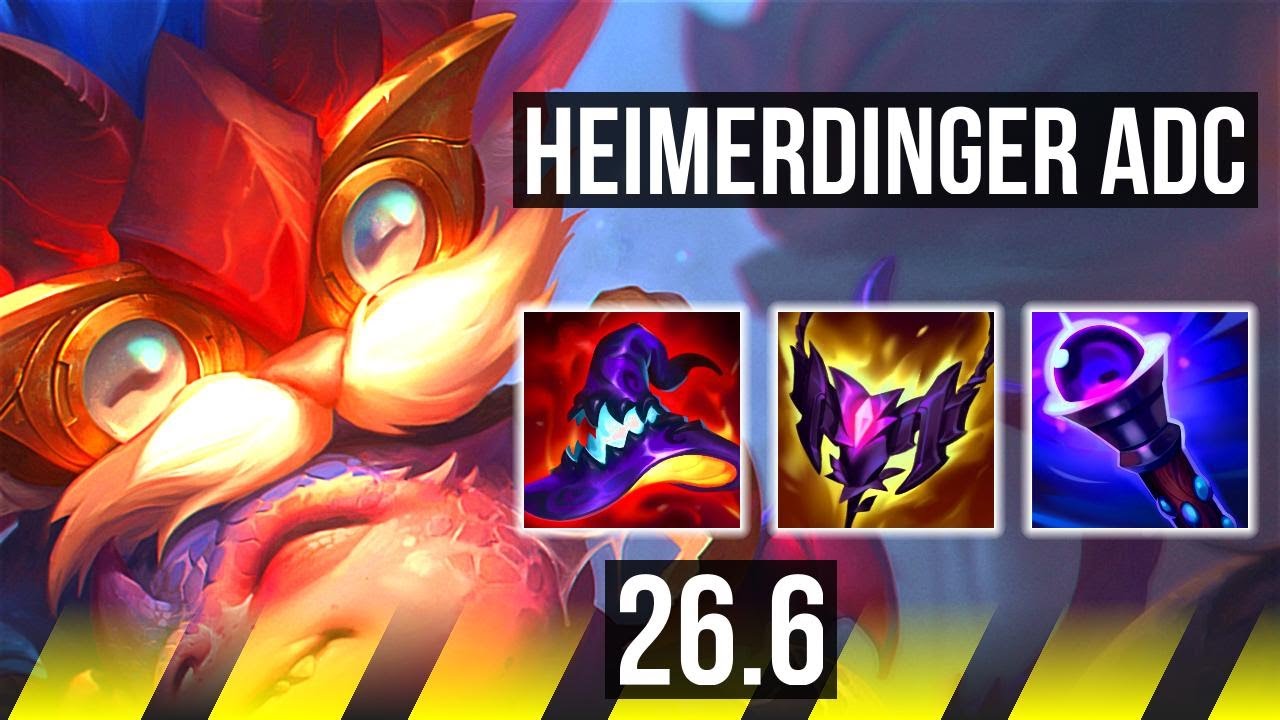 HEIMERDINGER & Thresh vs YUNARA & Karma (ADC) | 67K damage | EUW Master | 26.6