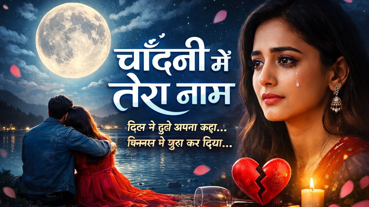 चाँदनी में तेरा नाम 💔 | Heart Touching Hindi Sad Song | Broken Love Story 2026