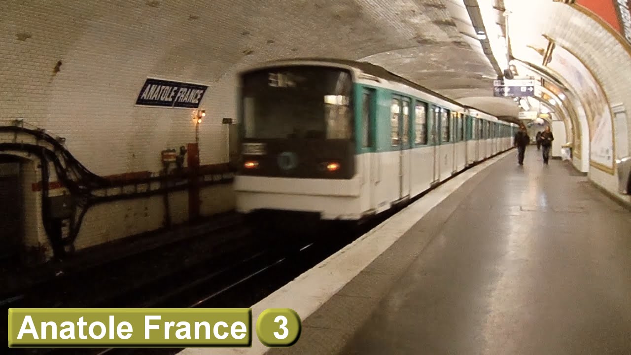 Парижский метрополитен : Анатоль Франс | линия 3 ( RATP MF67 )