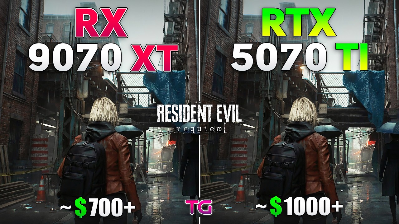 Resident Evil Requiem : RTX 5070 Ti vs RX 9070 XT | 1080p | 1440p | 4K |