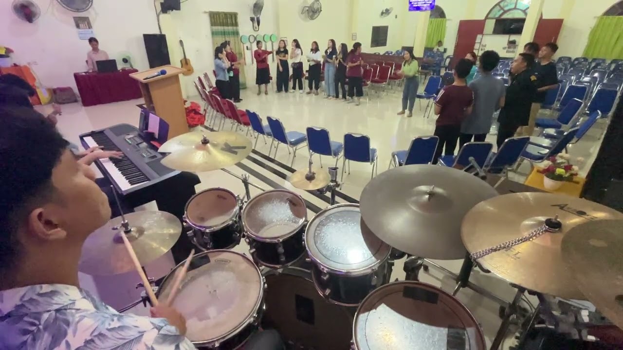 Kumenang - Sympony Worship | Drum cam: Paul James