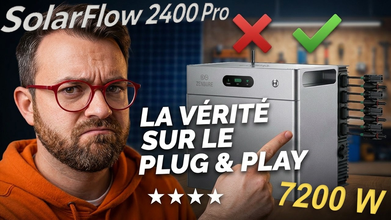 SolarFlow 2400 Pro : la révolution du solaire plug & play | 7200W avec des batteries plug & play ?!