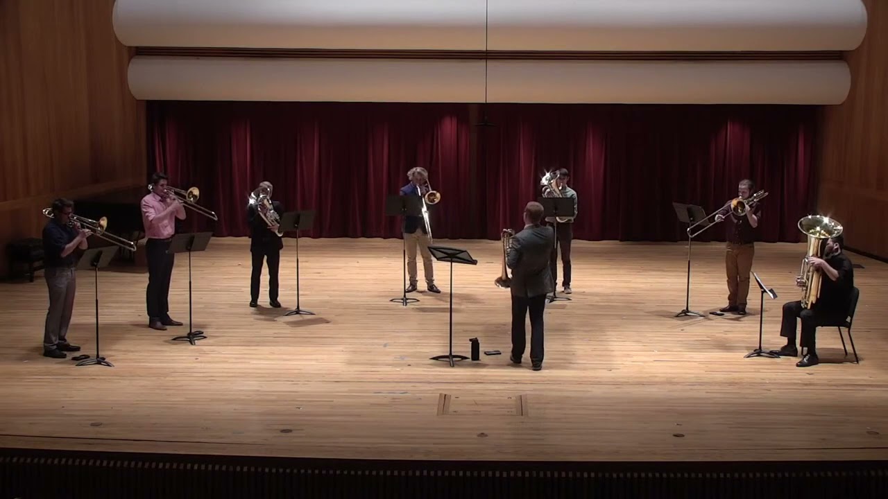 Tommy Pederson - Blue Topaz for Bass Trombone and Trombone Ensemble