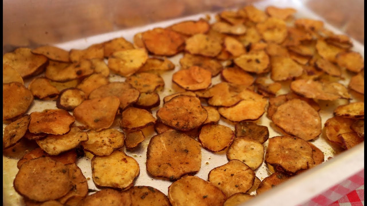 CHIPS DE BATATA DOCE GOSTOSO E SUPER CROCANTE