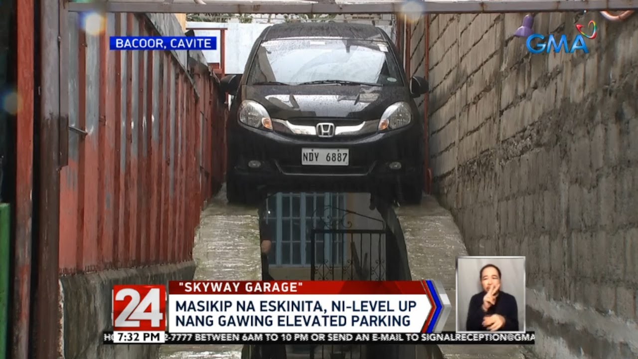 24 Oras: Masikip na eskinita, ni-level up nang gawing elevated parking
