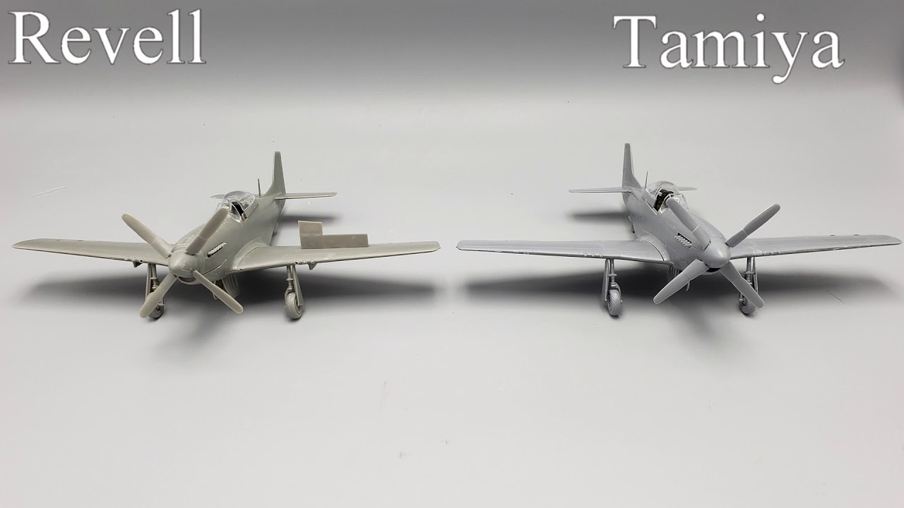 Tamyia vs Revell 1/48 Mustang part 1