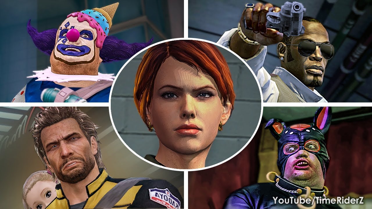 Dead rising 2 Off the Record  - All Bosses  &  Psychopaths  (With Cutscenes)