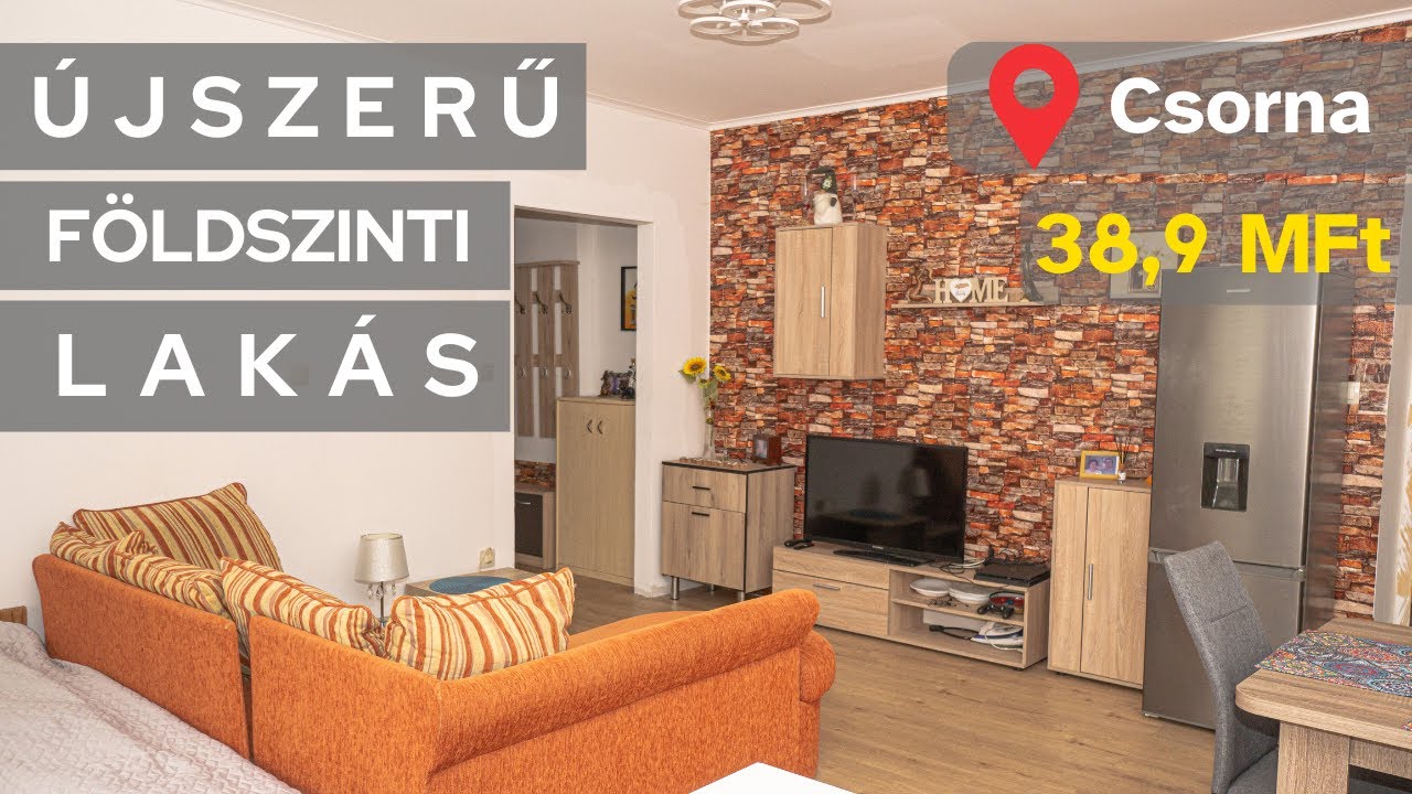 Csorna - Azonnal k&ouml;lt&ouml;zhető lak&aacute;s ELAD&Oacute;