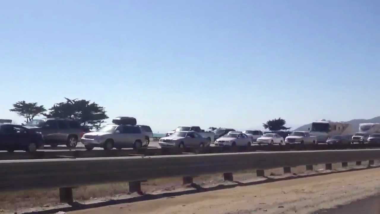 Highway 101 South closed by fire at 33 North