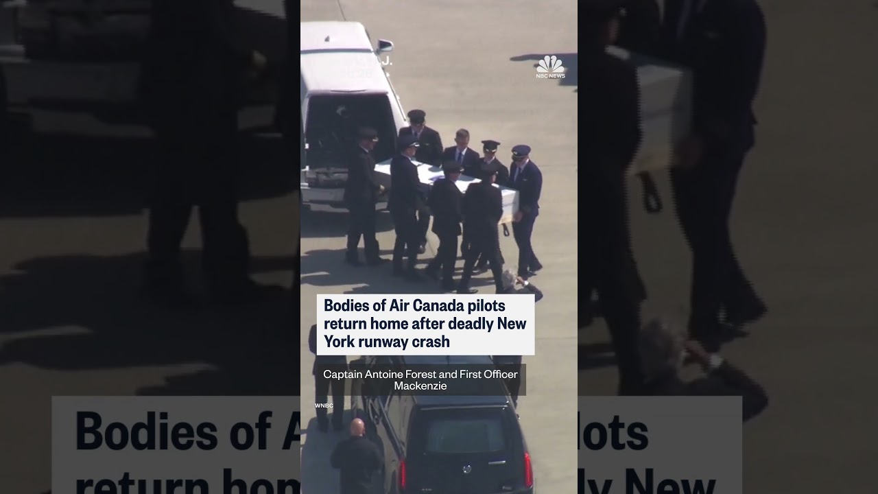 Bodies of Air Canada pilots return home
