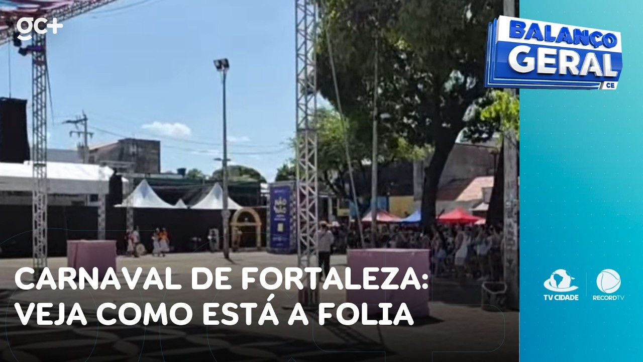 Carnaval de Fortaleza: como está a folia no polo que fica na Praça da Gentilândia | Balanço Geral CE