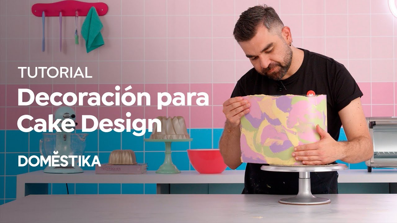 Tutorial Cake Design: cómo hacer el Efecto Marmoleado - Historias del Ciervo | Domestika