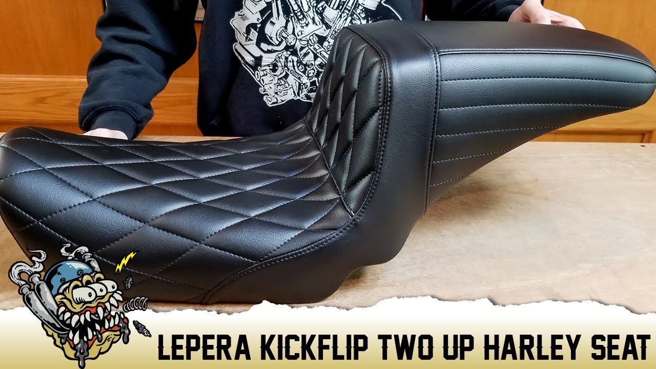 Обзор сиденья LePera Kickflip Harley Davidson &mdash; DeadbeatCustoms.com