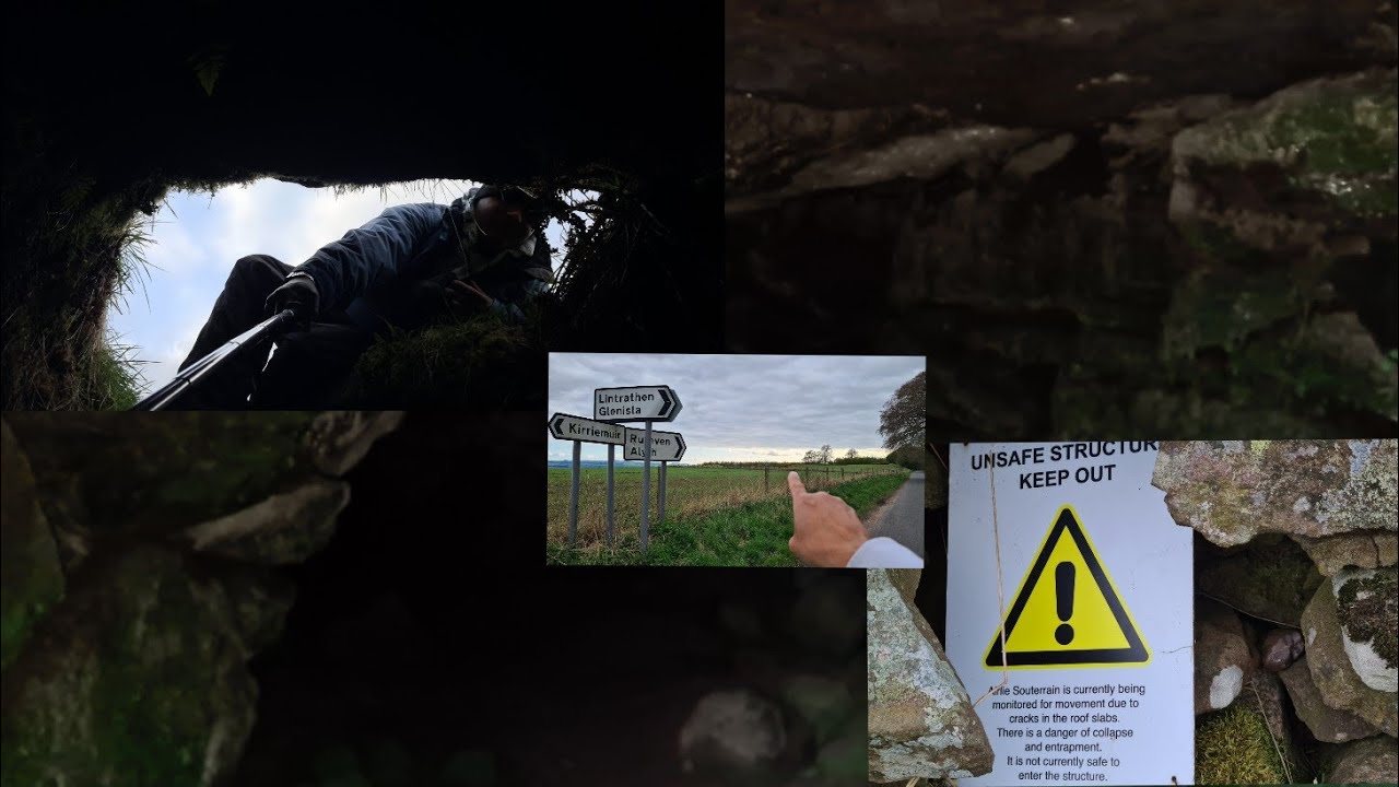 In Search For Airlie Souterrain      .....Scotland.....2025.....