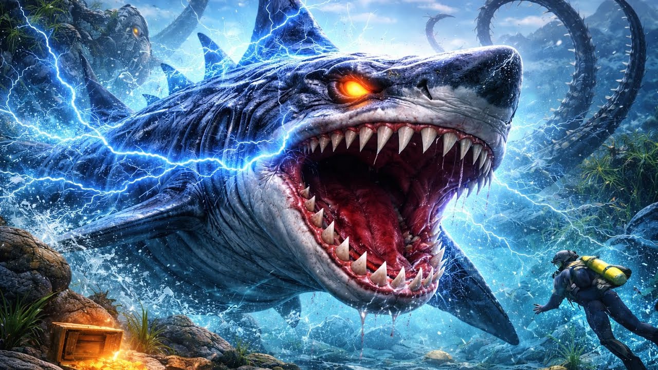 The Most Powerful Shark in the Ocean! 😱🌊