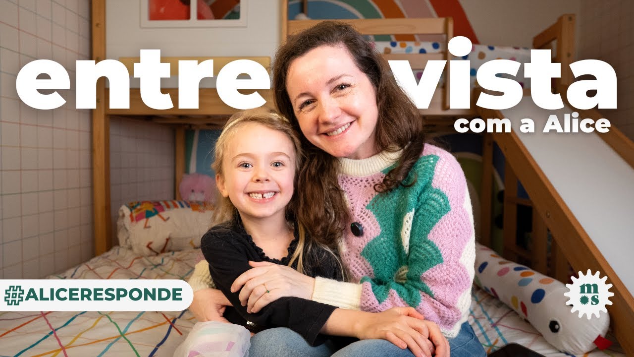 Perguntas e respostas com a Alice de 6 anos: ela gosta de gravar? o que é felicidade? e outras