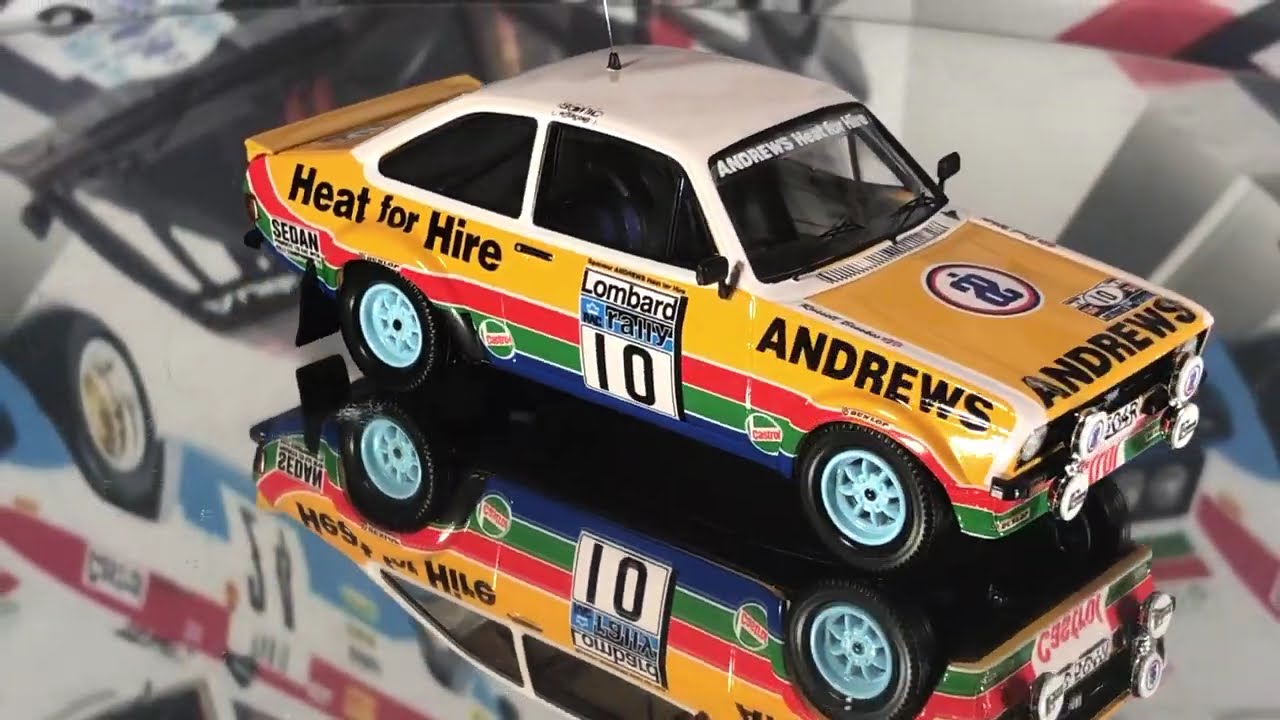 RRUK61 Trofeu 1/43 Brookes/White Ford Escort RS 1800 MKII  Andrews Heat for Hire 2nd RAC Rally 1979