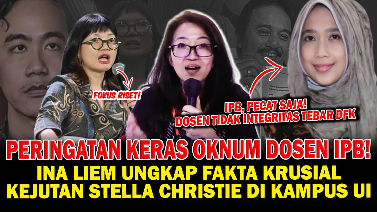 Simak Ini! Ina Liem Ungkap Fakta Krusial di Balik Ijazah Gibran