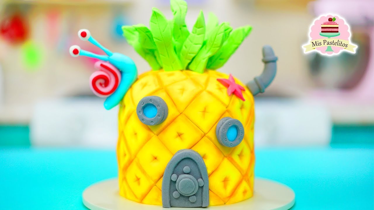 PASTEL DE LA CASA DE BOB ESPONJA | MIS PASTELITOS