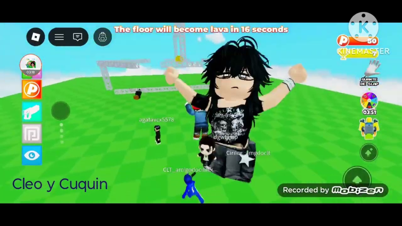 Mateo está jugando con el piso lava en Cleo y Cuquin 