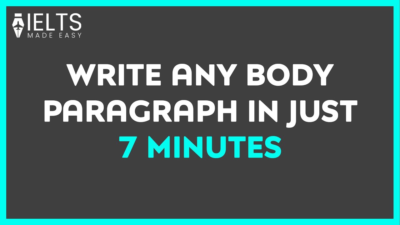 The art of Body Paragraph in Writing | IELTS Made Easy | Sonam Sandhu
