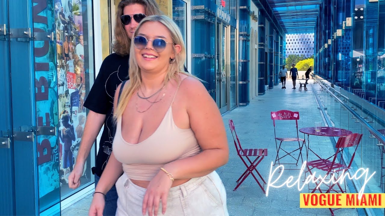 VOGUE MIAMI 4K VIDEO WALK, MIAMI BEACH ADVENTURES, SOUTH BEACH