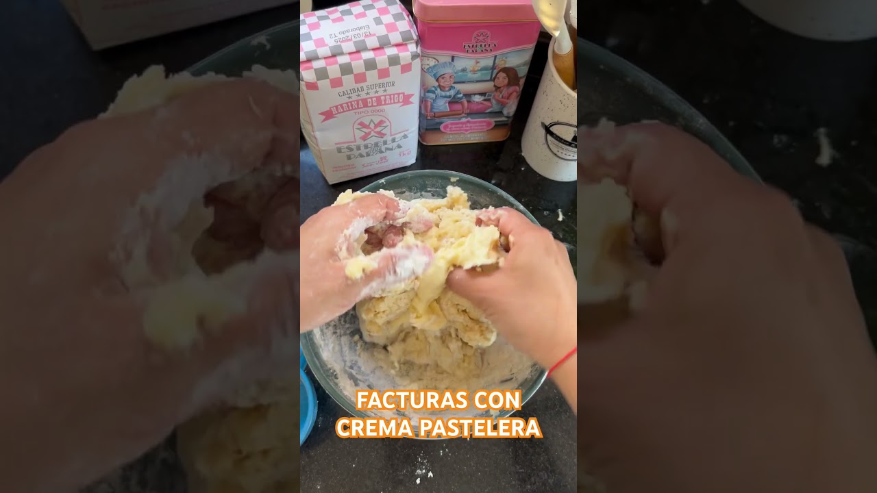 Facturas con crema pastelera