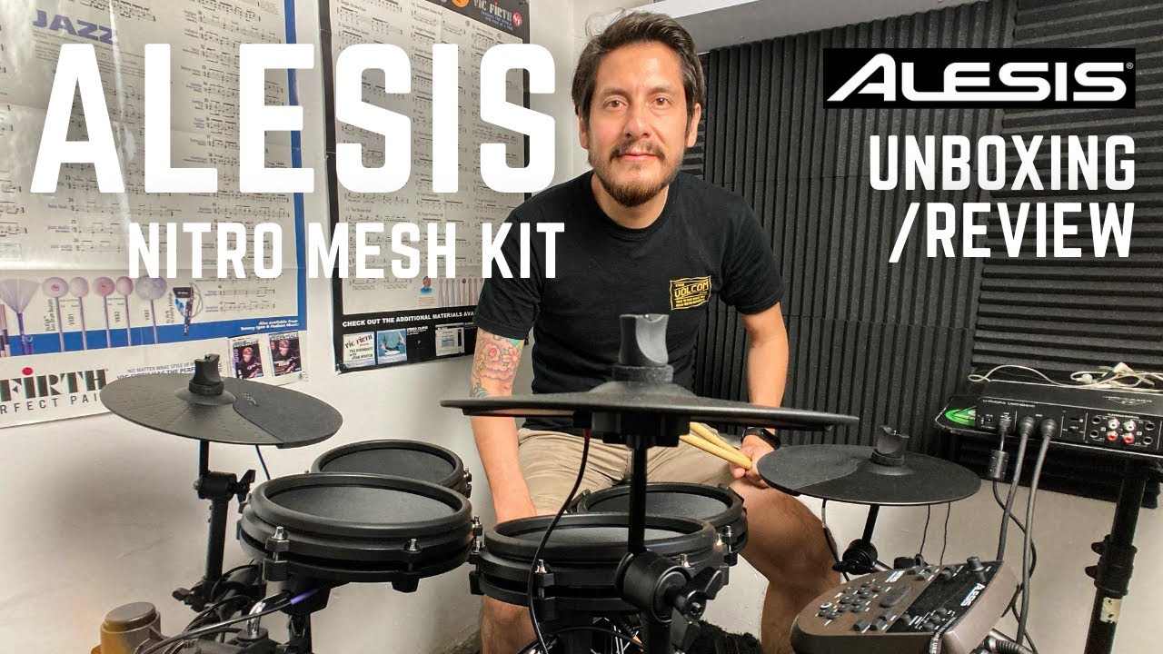 LA MEJOR BATERIA ELECTRONICA!! Alesis Nitro Mesh Kit Unboxing/Review (EN ESPAŃOL) #Alesis #bateria