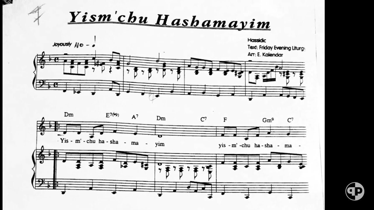 Jewish Songs 2. - piano accompaniment