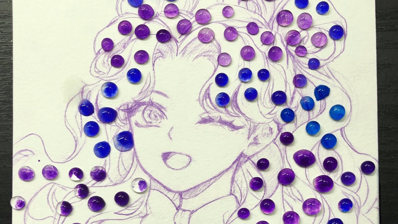 Акварель Сейлор Луна в #sailormoon #shorts #hutachan