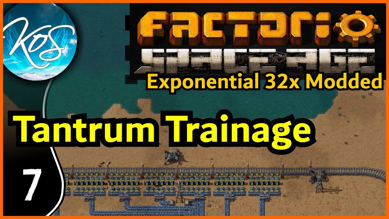 Tittilating Trainage - 7 - Factorio 32x Exponential Science (Space Age DLC, MP multiplayer)