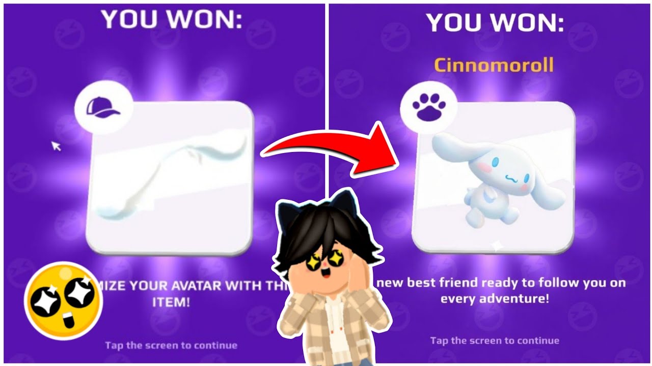 I GOT NEW CINNAMON ROLL 🥰 ITEMS AND NEW FREE BUNNY PET IN PK XD